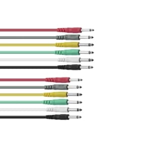 OMNITRONIC Jack cable 6.3 Patchcord mono 6x0.6m