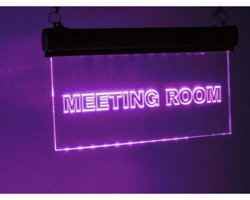 EUROLITE LED sign Meetingroom, RGB