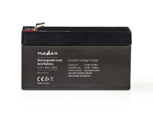 Nedis Ladattava Lyijyhappoakku 12 V | 1 300 mAh | 97 x 43 x 52 mm