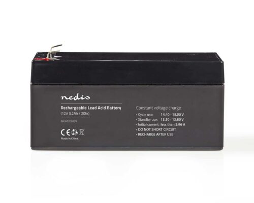 Nedis Ladattava Lyijyhappoakku 12 V | 3 200 mAh | 134 x 67 x 61 mm