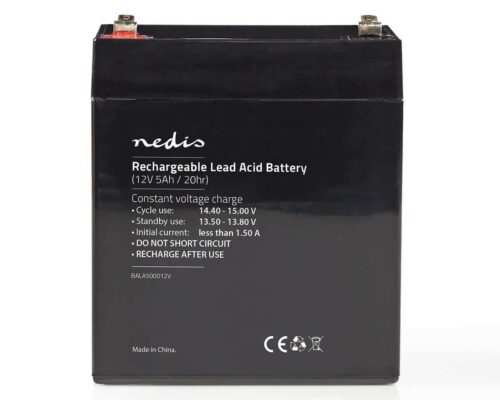 Nedis Ladattava Lyijyhappoakku 12 V | 5 000 mAh | 151 x 98 x 95 mm