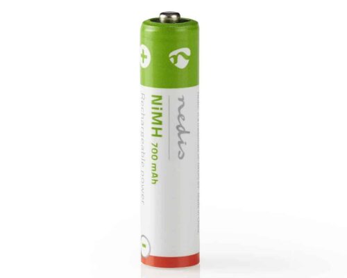 Nedis Ladattava Ni-MH-Akku, AAA | 1.2 V | 700 mAh | 4 kappaletta | Rakko