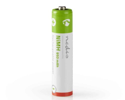 Nedis Ladattava Ni-MH-Akku, AAA | 1.2 V | 950 mAh | 4 kappaletta | Rakko