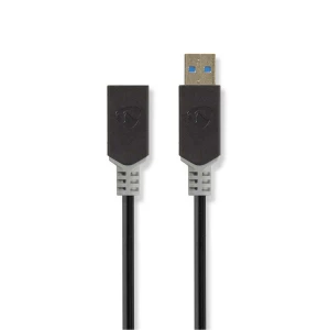 Nedis USB 3.0 -Kaapeli | Type-C, Uros – A, Naaras | 0,15 m | Antrasiitti