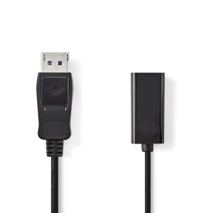 Nedis DisplayPort – HDMI™ -kaapeli | DisplayPort, Uros – HDMI™-lähtö | 0,2 m | Musta