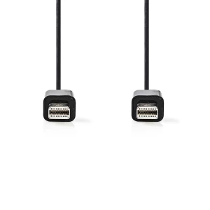Nedis Mini-DisplayPort–Kaapeli | Mini-DisplayPort, uros – Mini-DisplayPort, Uros | 1,0 m | Musta