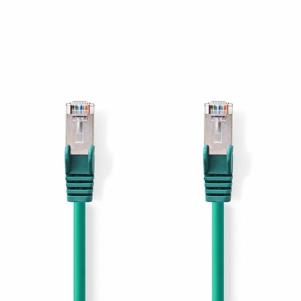 Nedis Cat 6 S/FTP -Verkkokaapeli | RJ45, Uros – RJ45, Uros | 1,0 m | Vihreä