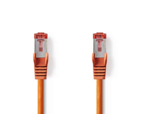 Nedis Cat 6 S/FTP -Verkkokaapeli | RJ45, Uros – RJ45, Uros | 0,15 m | Oranssi