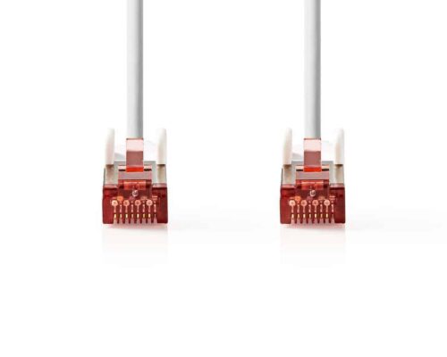 Nedis Cat 6 S/FTP -Verkkokaapeli | RJ45, Uros – RJ45, Uros | 1,0 m | Valkoinen