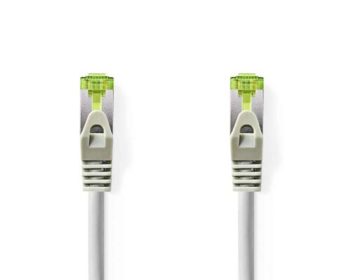 Nedis Cat 7 PiMF -Verkkokaapeli | RJ45, Uros – RJ45, Uros | 1,0 m | Harmaa