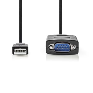 Nedis Muunnin | USB A -uros – RS232-uros | USB 2.0 | Kaapeli 0,9 m