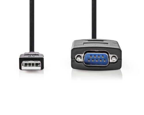 Nedis Muunnin | USB A -uros – RS232-uros | USB 2.0 | Kaapeli 0,9 m