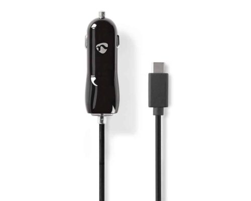 Nedis Autolaturi | 3,0 A | Kiinteä kaapeli | USB-C™ | Musta