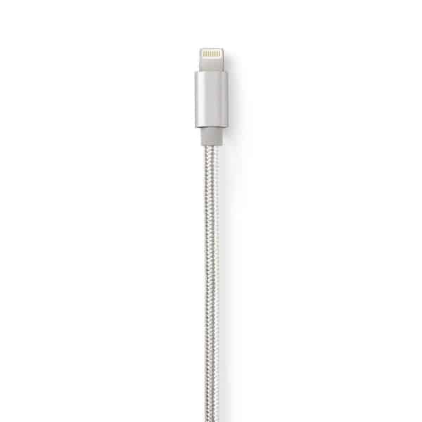 Nedis Synkronointi- ja Latauskaapeli | Apple Lightning, 8-nastainen Uros – USB-A, Uros | 2,0 m | Alumiini