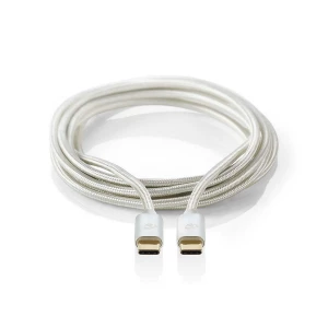 Nedis USB 3.1 -Kaapeli (Gen1) | Type-C, Uros – Type-C, Uros | 1,0 m | Alumiini