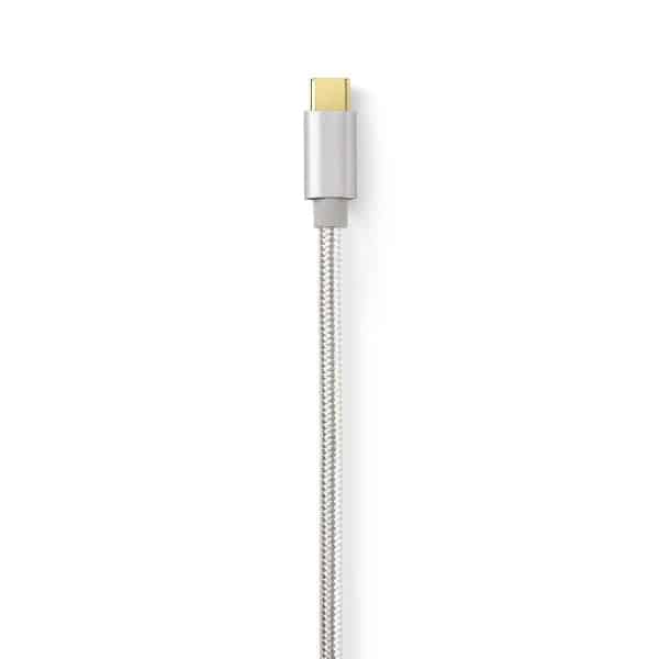 Nedis USB 3.1 -Kaapeli (Gen2) | Type-C, Uros – Type-C, Uros | 1,0 m | Alumiini