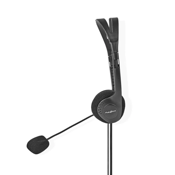 Nedis PC-kuulokkeet | On-Ear-Kuulokkeet | 2 x 3,5 mm:n Liittimet | 2,0 m | Musta