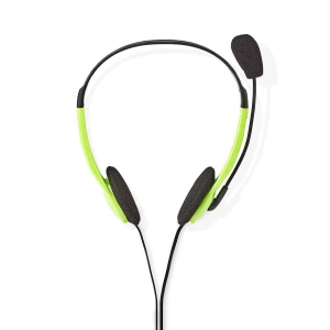 Nedis PC-kuulokkeet | On-Ear-Kuulokkeet | 2 x 3,5 mm:n Liittimet | 2,0 m | Vihreä