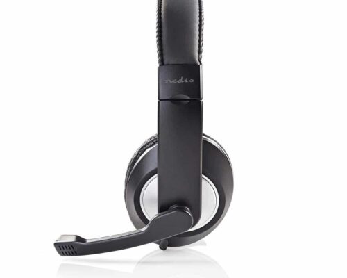 Nedis PC-kuulokkeet | Over-ear-kuulokkeet | Mikrofoni | 3,5 mm:n Kaksoisliitin