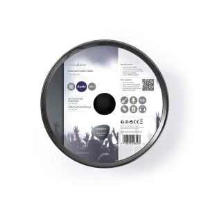 Nedis Balansoitu Audiokaapeli | 2 x 0,16 mm² | 100 m | Kela | Harmaa