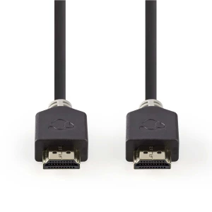 Nedis High Speed HDMI™ -Kaapeli, jossa Ethernet | HDMI™-Liitin – HDMI™-Liitin | 0.5 mm | Antrasiitti