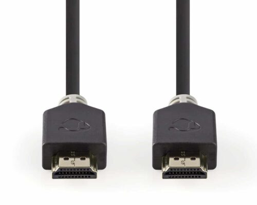 Nedis High Speed HDMI™ -Kaapeli, jossa Ethernet | HDMI™-Liitin – HDMI™-Liitin | 0.5 mm | Antrasiitti