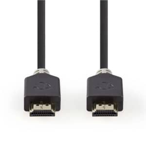 Nedis High Speed HDMI™ -Kaapeli, jossa Ethernet | HDMI™-Liitin – HDMI™-Liitin | 15 m | Antrasiitti