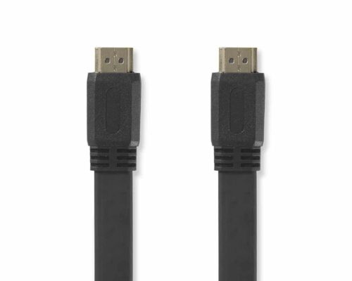 Nedis Litteä High Speed HDMI™ -kaapeli, jossa Ethernet | HDMI™-Liitin – HDMI™-Liitin | 1,5 m | Musta