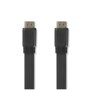 Nedis Litteä High Speed HDMI™ -kaapeli, jossa Ethernet | HDMI™-Liitin – HDMI™-Liitin | 3,0 m | Musta