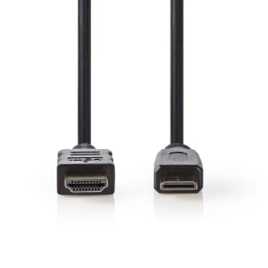Nedis High Speed HDMI™ -Kaapeli, jossa Ethernet | HDMI™-Liitin – HDMI™ Mini -Liitin | 3,0 m | Musta