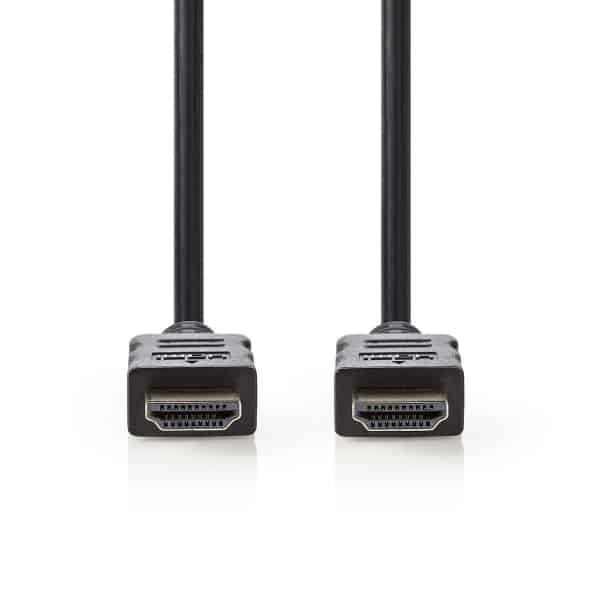Nedis High Speed HDMI™ -Kaapeli, jossa Ethernet | HDMI™-liitin – HDMI™-liitin | 0,5 m | Musta
