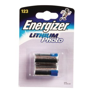 Energizer Litium Paristo CR123A 3 V 2-Blisteri