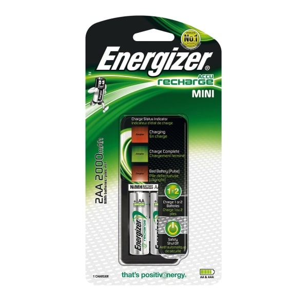 Energizer AA / AAA NiMH Akkulaturi 2x AA NiMH/HR6