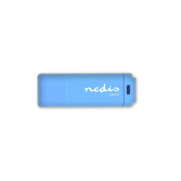Nedis USB 2.0 -Flash-Asema | 32 Gt | Lukunopeus 12 Mb/s / kirjoitusnopeus 3 Mb/s | Sininen
