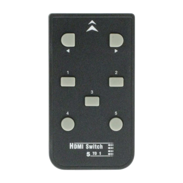 König 5-porttinen AV + HDMI -kytkin, komposiitti ja komponentti, VGA, 2 x HDMI -tulo – HDMI-lähtö