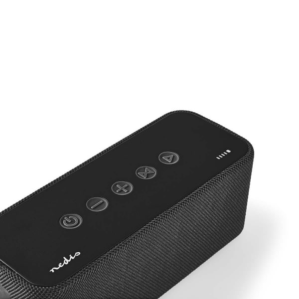 Nedis Bluetooth®-Kaiutin | 2 x 45 W | True Wireless Stereo (TWS) | Vedenpitävä | Musta
