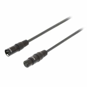 Sweex XLR Stereokaapeli XLR 3-Pin Uros – XLR 3-Pin Naaras 15.0 m Tummanharmaa