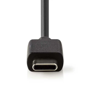 Nedis Seinälaturi | 3,0 A | Kiinteä kaapeli | USB-C™ | Musta