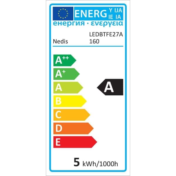 Nedis Retromallinen LED-Hehkulamppu E27 | 5 W | 280 lm | 2000 K