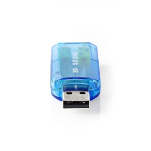 Nedis Äänikortti | 3D sound 5.1 | USB 2.0 | 3,5 mm:n Kaksoisliitin