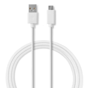 Nedis USB 3.1 Cable (Gen2) | USB-C™ Male – A Male | 1.0 m | White