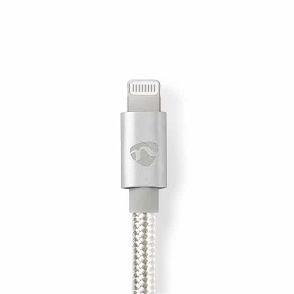 Nedis Apple Lightning -Kaapeli | Apple Lightning, 8-Nastainen Uros – USB-C | 2,00 m | Alumiini