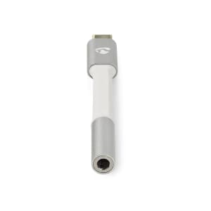 Nedis USB-C-Sovitin | USB-C, Uros – 3,5 mm:n Naaras | 0,08 m | Alumiini