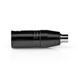Nedis XLR Adapter | XLR 3-Pin Male – RCA Female | 1 Pc | Metal