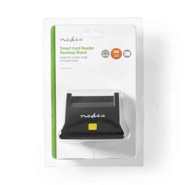 Nedis Smartcard reader | USB 2.0 | Desktop model | Black