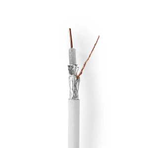 Nedis Koaksiaalikaapeli | 4G/LTE-Yhteensopiva | 10,0 m | Minikela | Valkoinen