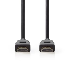 Nedis Premium High Speed HDMI™ -kaapeli, jossa Ethernet | HDMI™-Liitin – HDMI™-Liitin | 1,00 m | Musta