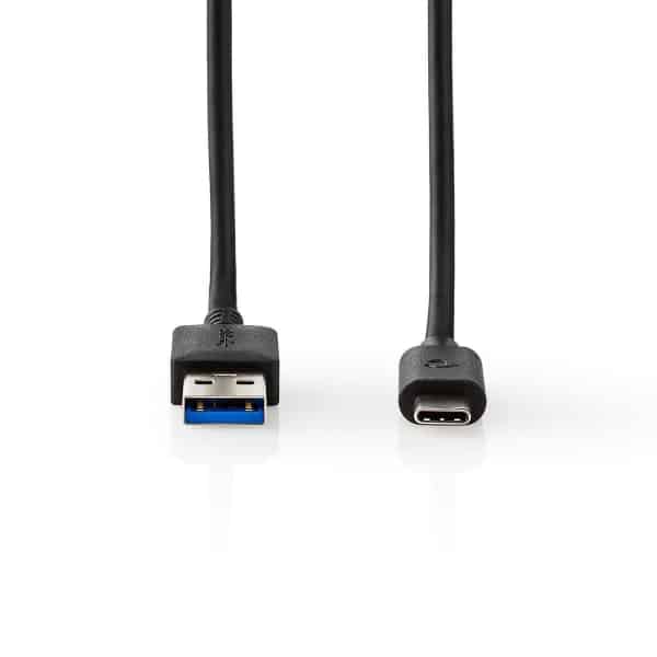 Nedis USB 3.1 -Kaapeli, USB C™ -Urosliitin – A-Urosliitin | 2,0 m | Musta