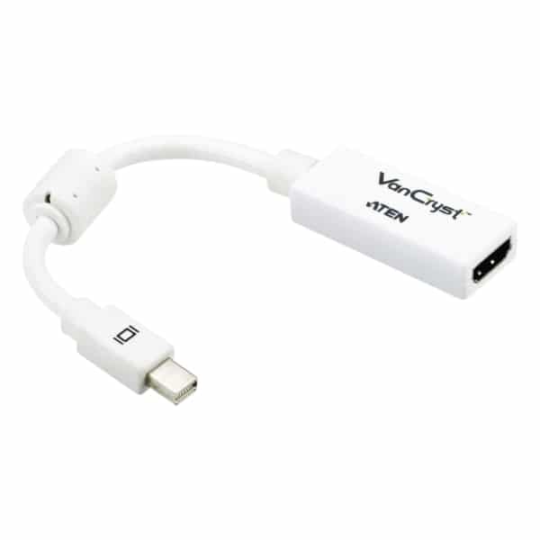 Aten Mini DisplayPort Kaapeli Mini DisplayPort Uros - HDMI-Liitin 0.15 m Valkoinen