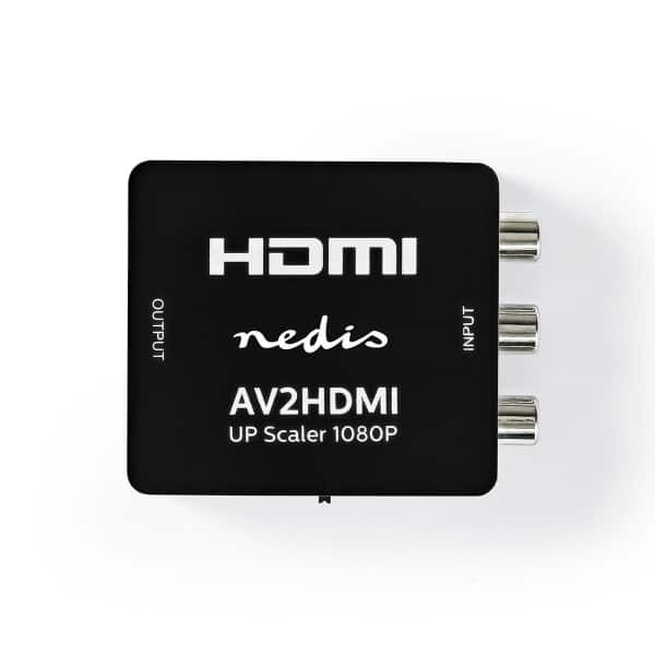 Nedis Komposiittivideo–HDMI™-Muunnin | 1-Suuntainen – 3 x RCA (RWY) | HDMI™-Lähtö